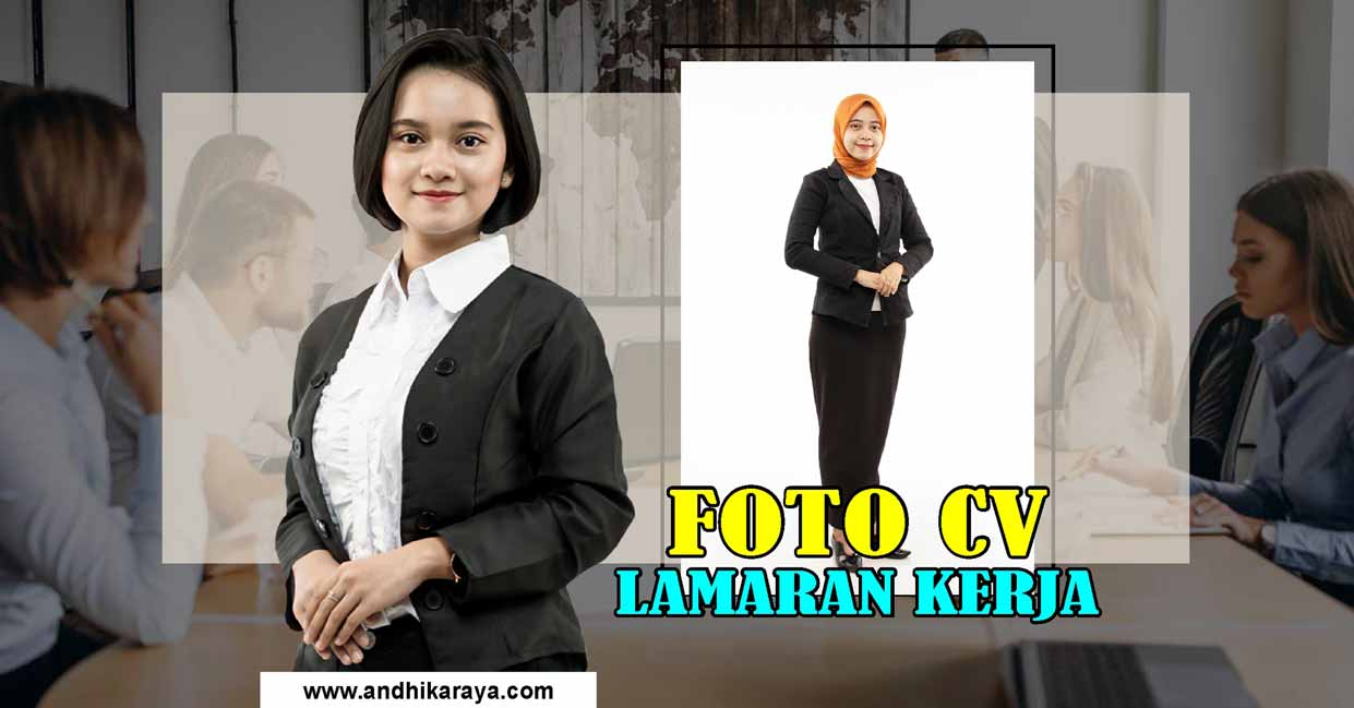 Foto CV Lamaran Kerja | Termurah Berkualitas | Andhika Raya Studio